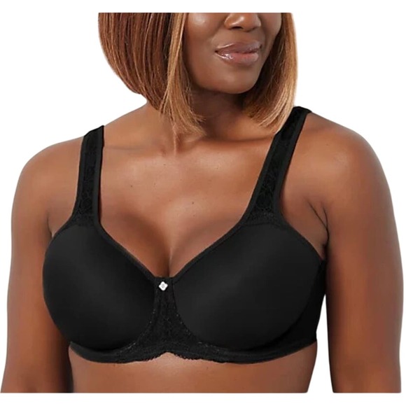 Breezies Other - Breezies Natural Curves Full Coverage Contour Underwire Bra BLACK SIZE 36DD NWOT